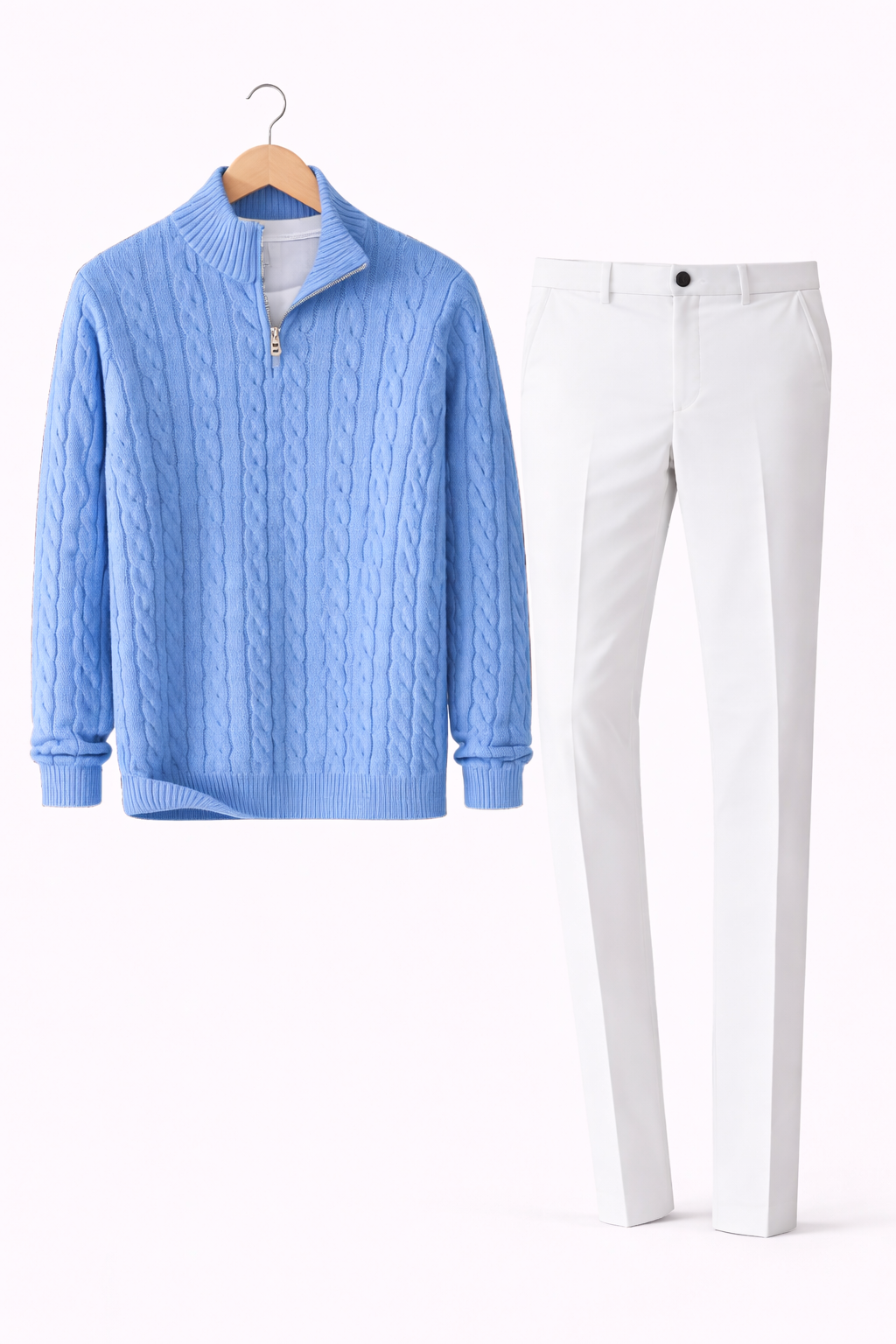 Two-piece winter outfit - sky